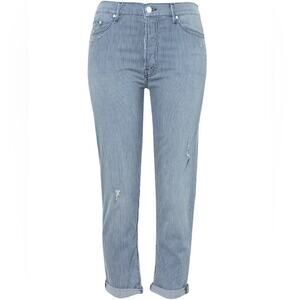 Mother THE VAGABOND CROP JEANSize 24 Nautical Coastal Grandma